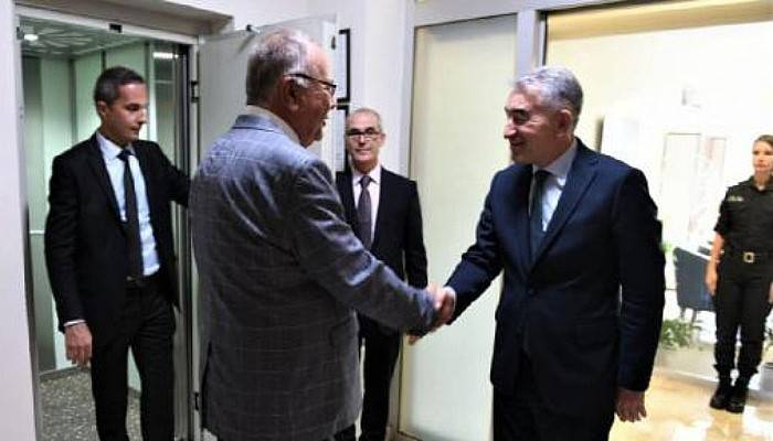 Başkan Gökhan, Emniyet Müdürü Karaduman'ı Ziyaret Etti