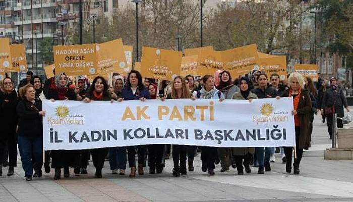 AK Partili Kadınlar, Şiddete Karşı Yürüdü