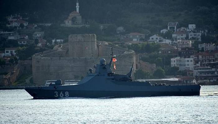 Rus Devriye Gemisi 'Vasily Bykov' Akdeniz'e İniyor