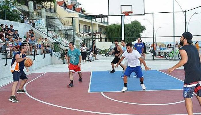 Gelibolu'da Sokak Basketbolu Heyecanı Yaşandı