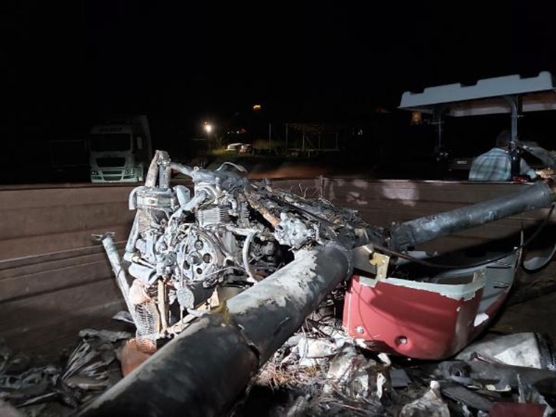 Çanakkale'de Gözetleme Uçuşu Yapan İnsansız Helikopter Düştü