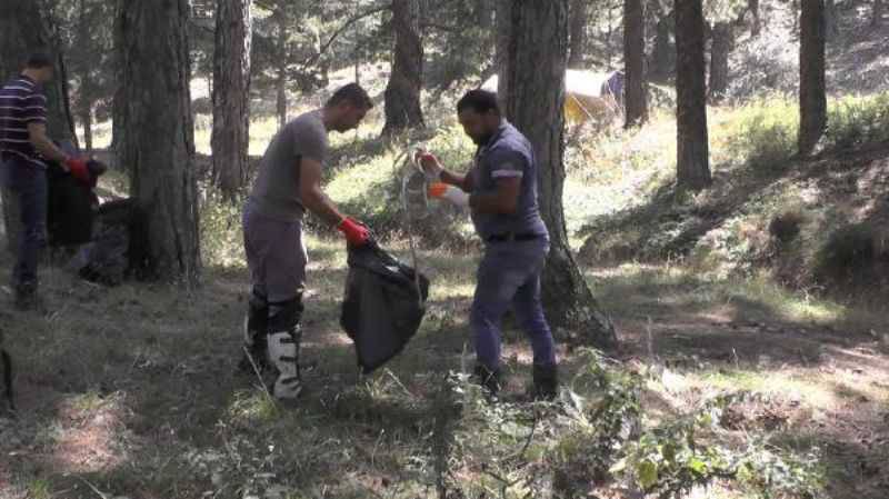 Motosiklet Tutkunlarından Kazdağları'nda Temizlik