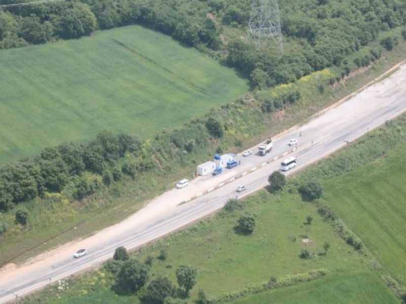 Çanakkale'de Jandarmadan Havadan Trafik Denetimi