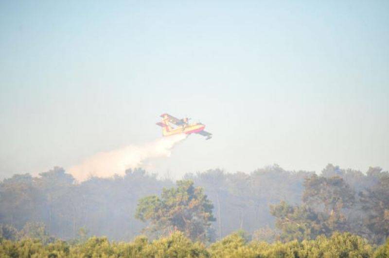 Ezine'deki Orman Yangını Kontrol Altına Alındı