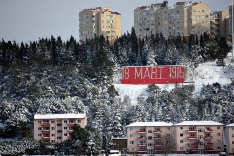 Çanakkale'de Kar Yağışı Sonrası Seyri Doyumsuz Manzaralar Oluştu