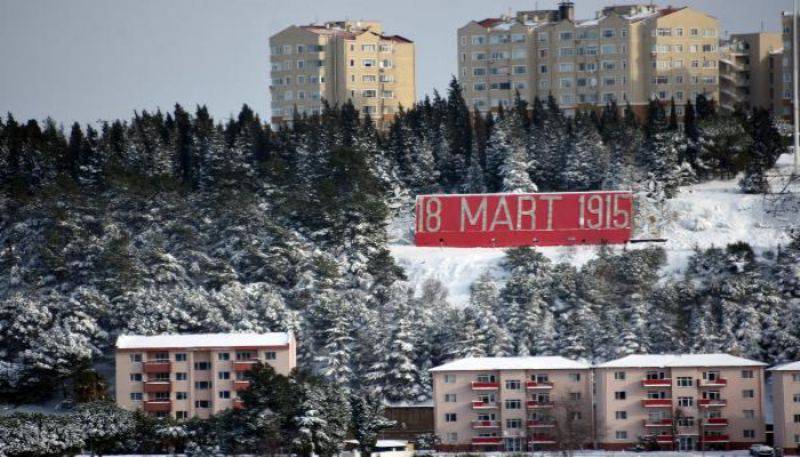 Çanakkale'de Kar Yağışı Sonrası Seyri Doyumsuz Manzaralar Oluştu