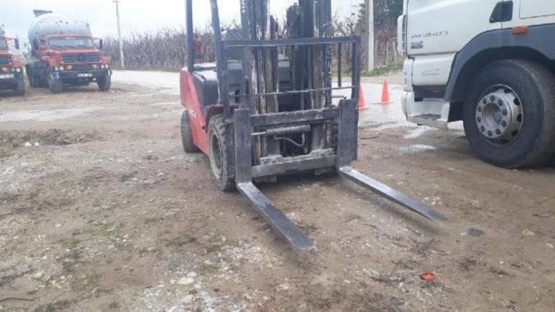 Forklift ile TIR'a Çarpan Motosikletin Sürücüsü Öldü