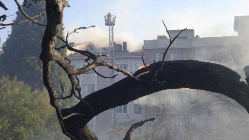 Çanakkale'de Ot Yangını Binaya Sıçradı 
