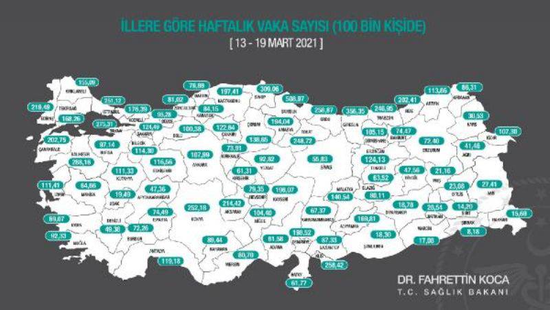 Çanakkale'de Koronavirüs Vaka Sayısında Tedirgin Eden Artış