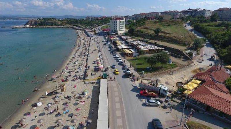 Hamzakoy Halk Plajı Tatilcilerin Gözdesi Oldu 