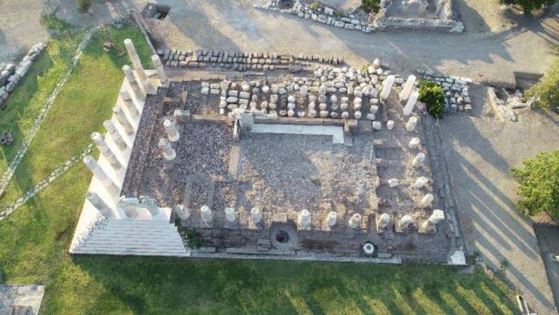 Apollon Smintheus Tapınağı'nda Bizans hazinesi Bulundu