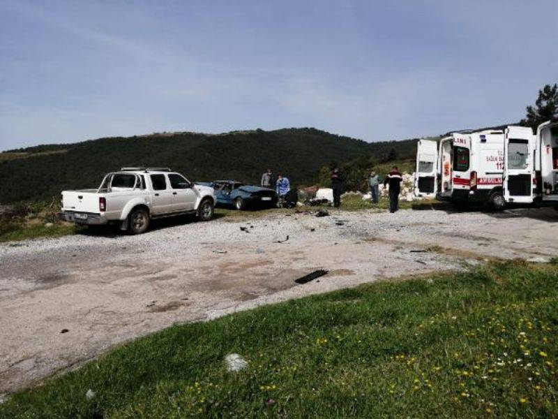 Otomobil Takla Attı; Sürücü Öldü, Eşi Ağır Yaralı