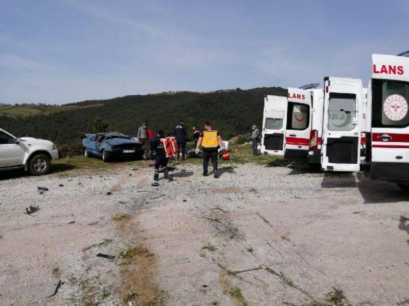 Otomobil Takla Attı; Sürücü Öldü, Eşi Ağır Yaralı