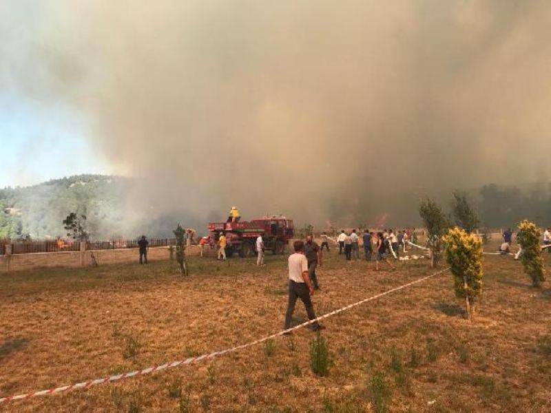 Çanakkale'de Orman Yangını