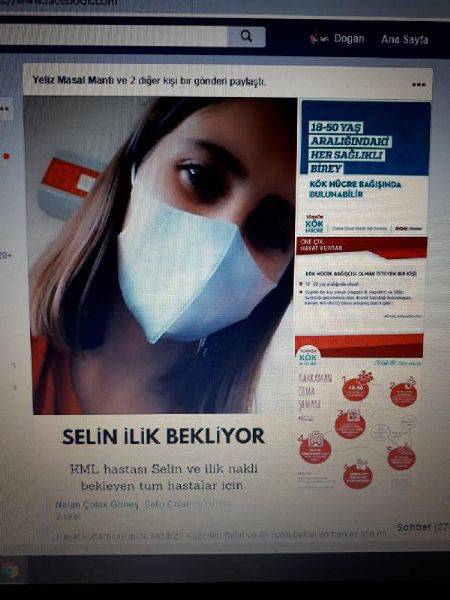 Selin'in Yaşaması İlik Nakline Bağlı