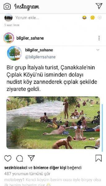 Çıplak Köyü Sakinlerinden 'Çıplaklar Kampı' Paylaşımına Tepki