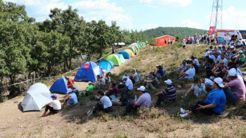 Çanakkale'de Çevreciler, Tepki Gösterdikleri Maden Sahasına Girdi