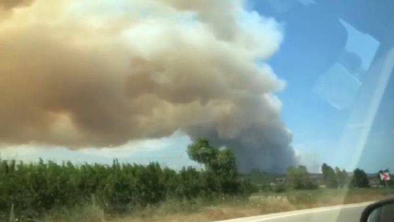 Çanakkale'de Orman Yangını