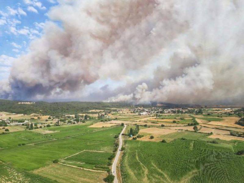 Çanakkale'de Orman Yangını