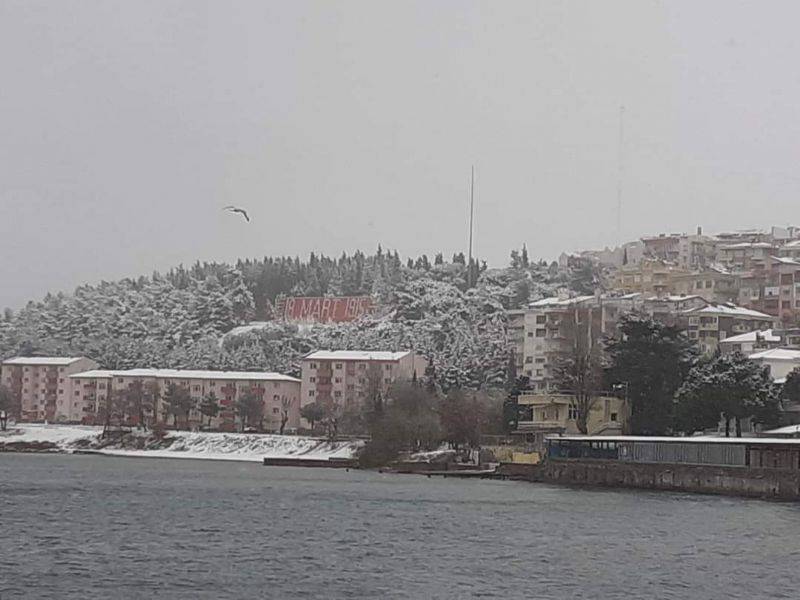 Çanakkale Beyaza Büründü