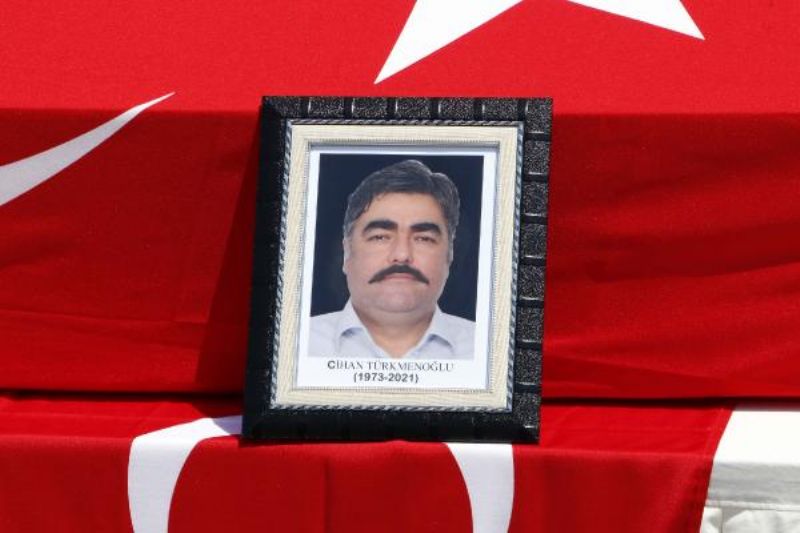 Çanakkale'de Trafik Kazasında Şehit Olan Polis Memuru İçin Tören