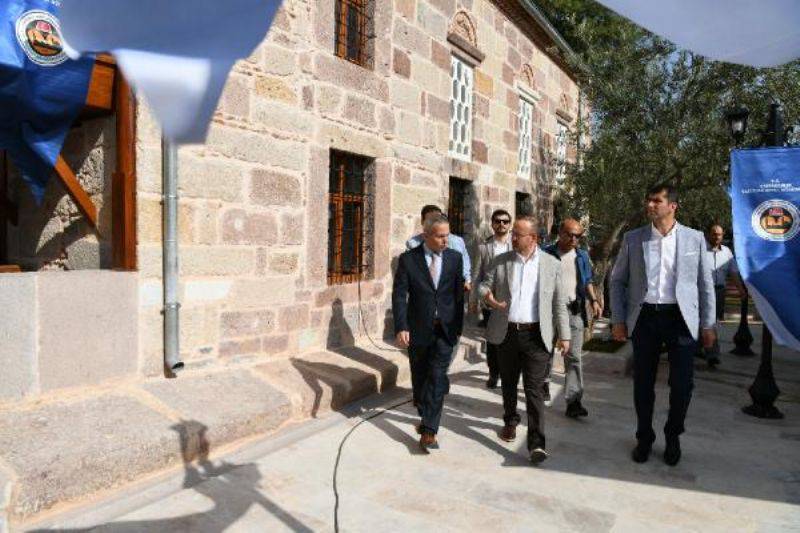 Bayramiç'te Restore Edilen Taşköprü Camii İbadete Açıldı