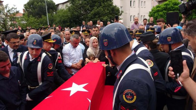 Şehit Uzman Çavuş Ceylan, Son Yolculuğuna Uğurlandı