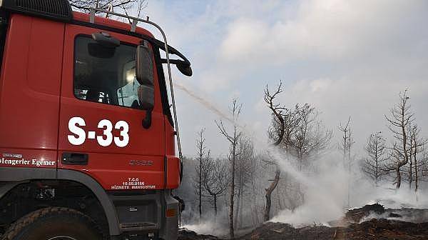 Gelibolu'da Tarlaları Yanan Köylülerin Üzüntüsü