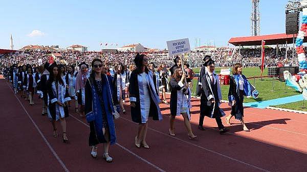 ÇOMÜ'de Mezuniyet Coşkusu