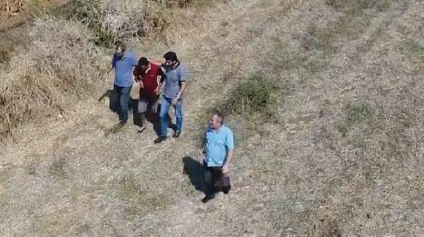 Cezaevi Firarisi, Tarlada Drone İle Yeri Belirlenip Yakalandı