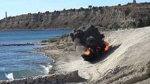 Çanakkale Savaşlarından Kalma Patlamamış Top Mermisi İmha Edildi