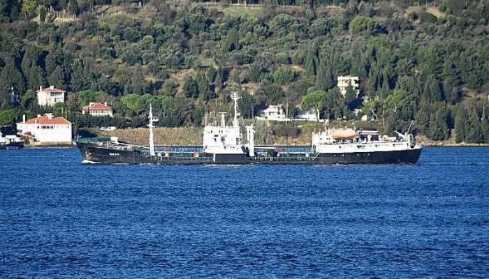 Rus Askeri Tanker Gemisi Çanakkale Boğazı'ndan Geçti