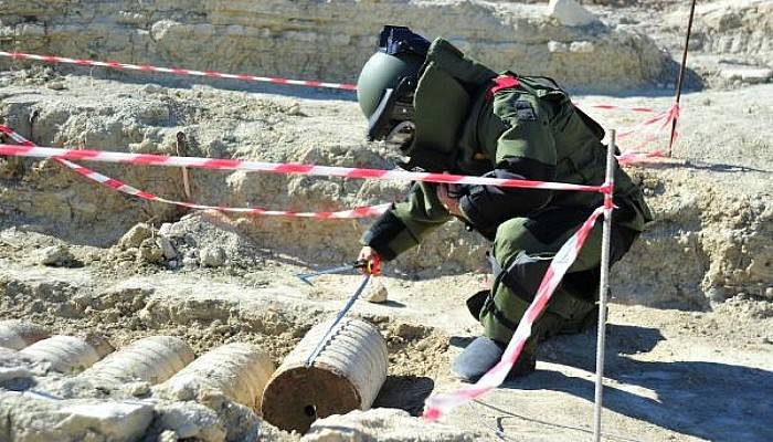 Çanakkale Savaşlarından Kalma Patlamamış Top Mermisi İmha Edildi