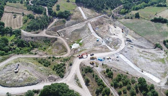 Yenice Kovancı Barajı'nda Çalışmalar Devam Ediyor