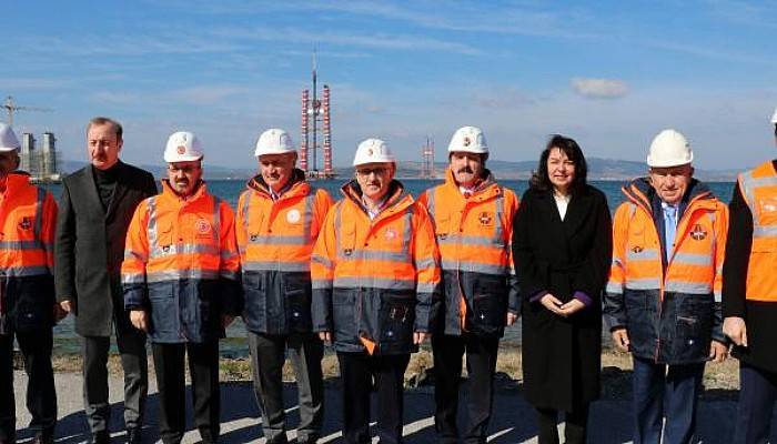 Bakan Turhan: 1915 Çanakkale Köprüsü Kuleleri, Haziranda Tamamlanacak