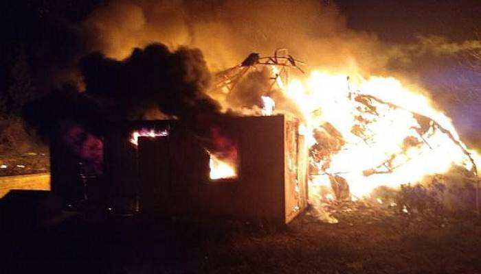 Çiftlik Evindeki Yangın, Ormana Sıçramadan Söndürüldü