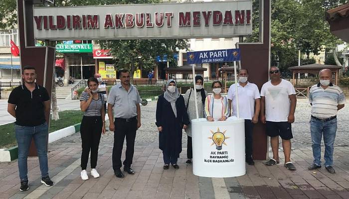 Bayramiç AK Parti Üye Çalışması Yaptı