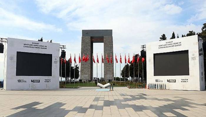 Çanakkale Şehitler Abidesi, 18 Mart Törenlerine Hazır