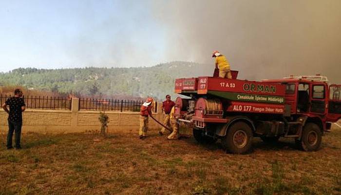 Çanakkale'de Orman Yangını Kontrol Altına Alındı