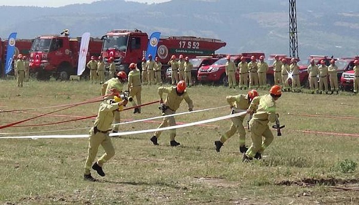 Çanakkale'de Orman Yangını Tatbikatı