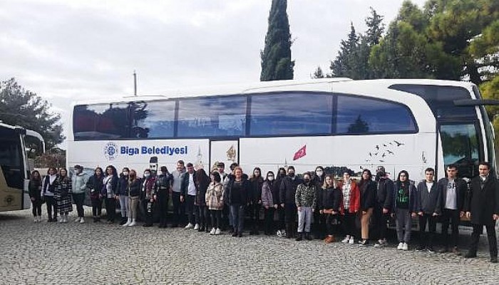 Biga'daki Lise Öğrencilerinden Çanakkale Şehitliğine Ziyaret