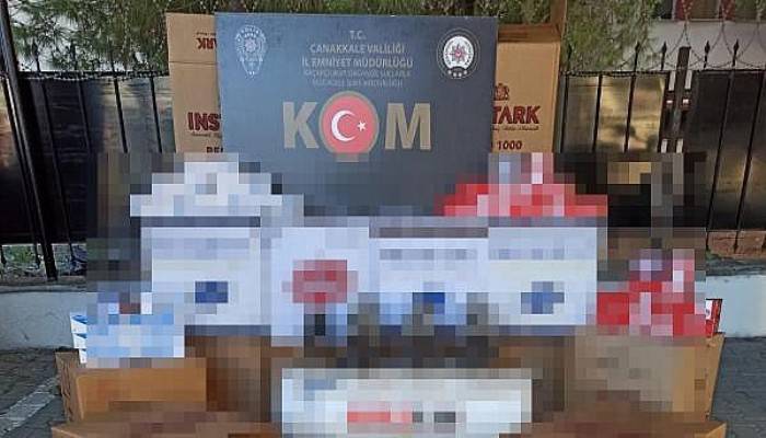 Biga'da Kaçak Sigara Operasyonu