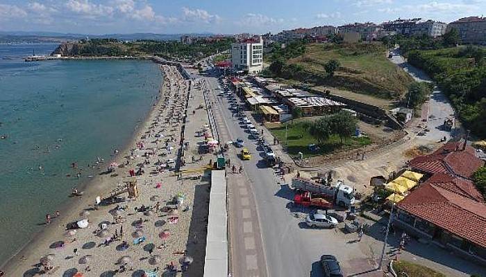 Hamzakoy Halk Plajı Tatilcilerin Gözdesi Oldu