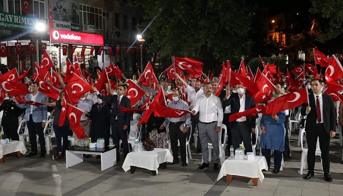 Bayramiç’te 15 Temmuz Etkinlikleri Yapıldı 