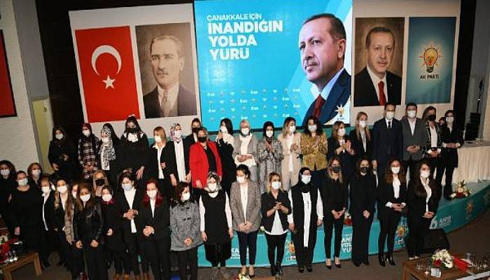 AK Parti Çanakkale İl Kadın Kolları 6'ncı Olağan Kongresi Yapıldı