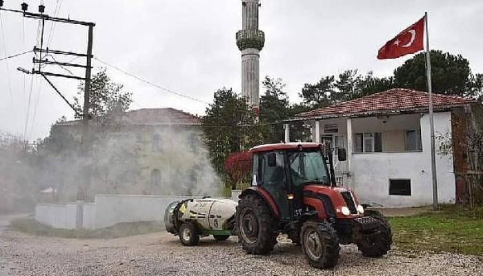 Çan Belediyesi Ekipleri, Köyleri Dezenfekte Ediyor