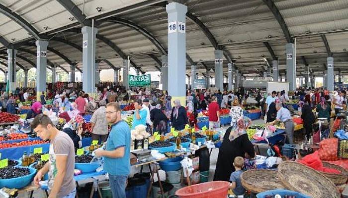 Biga'da Halk Pazarı Açıldı