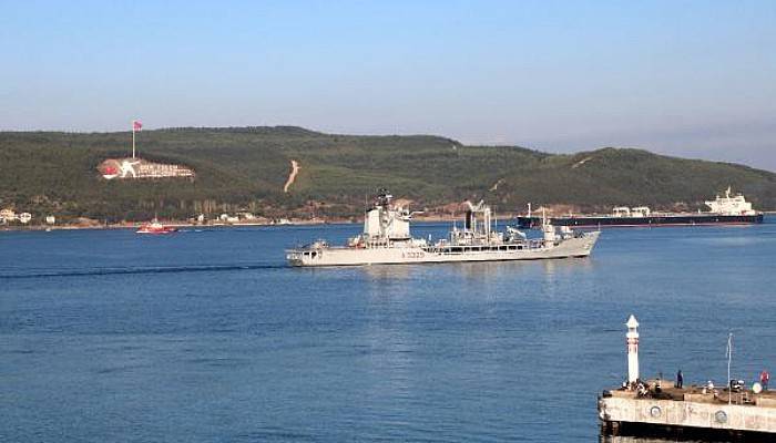 Tatbikat İçin Gelen NATO Gemileri, Çanakkale Boğazı'nı Hareketlendirdi