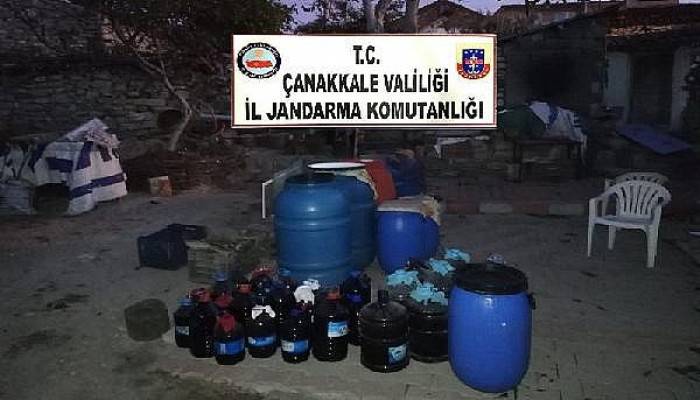 Çanakkale’de 7 Bin 540 Litre Sahte Şarap Ele Geçirildi