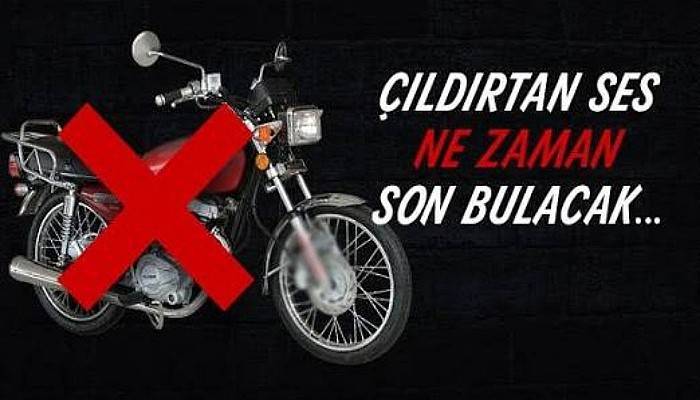 Bayramiç'te Motosiklet Gürültüsü Halkı Canından Bezdirdi